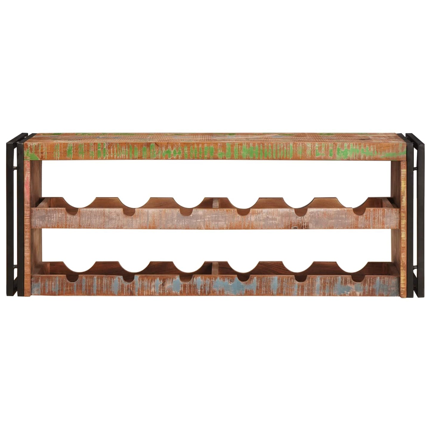 Vinhylle Brun 120 x 45 x 33 cm Massiv gjenbrukt treverk