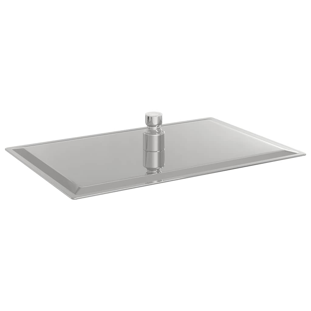 Regndusjhode rustfritt stål 304 30x20 cm firkantet
