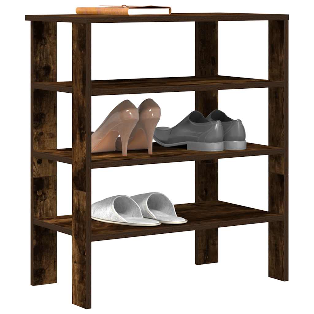 Skohylle røkt eik 61x32x70 cm konstruert tre