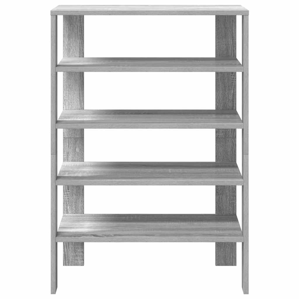 Skohylle grå sonoma 61x32x87,5 cm konstruert tre