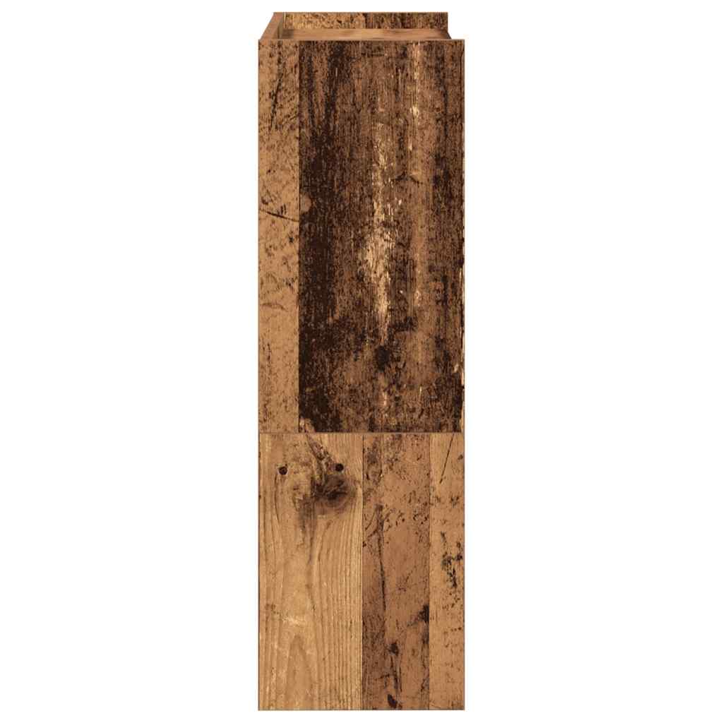 Skohylle gammelt tre 60x25x81 cm konstruert tre