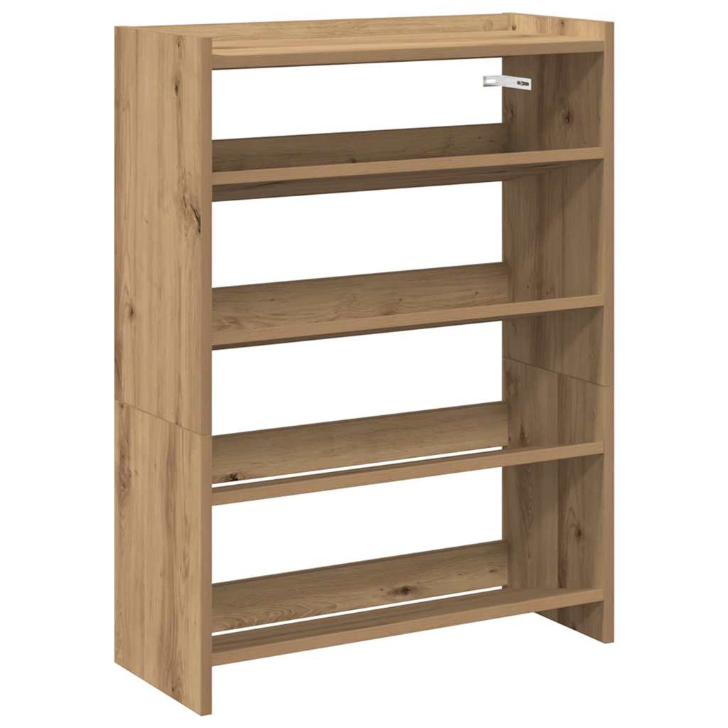 Skohylle artisan eik 60x25x81 cm konstruert tre