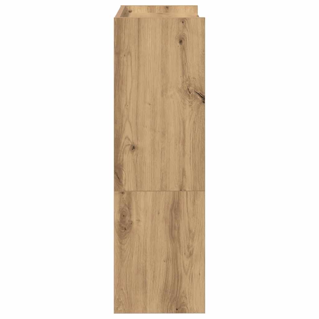 Skohylle artisan eik 60x25x81 cm konstruert tre