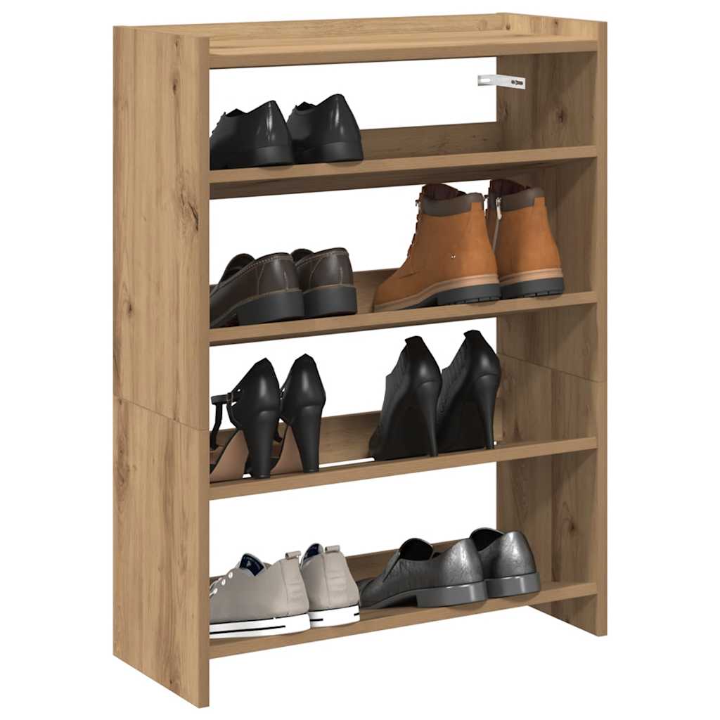Skohylle artisan eik 60x25x81 cm konstruert tre