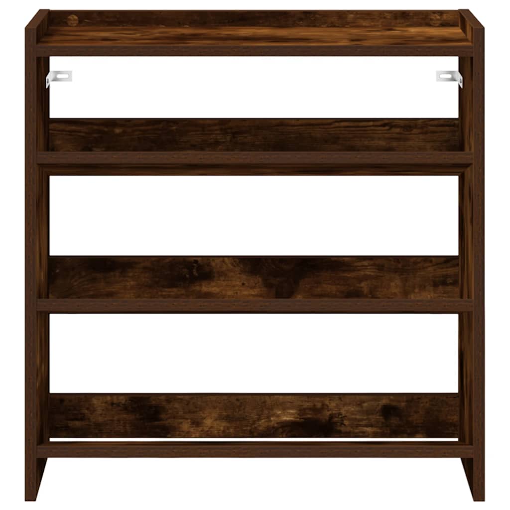 Skohylle røkt eik 60x25x62 cm konstruert tre