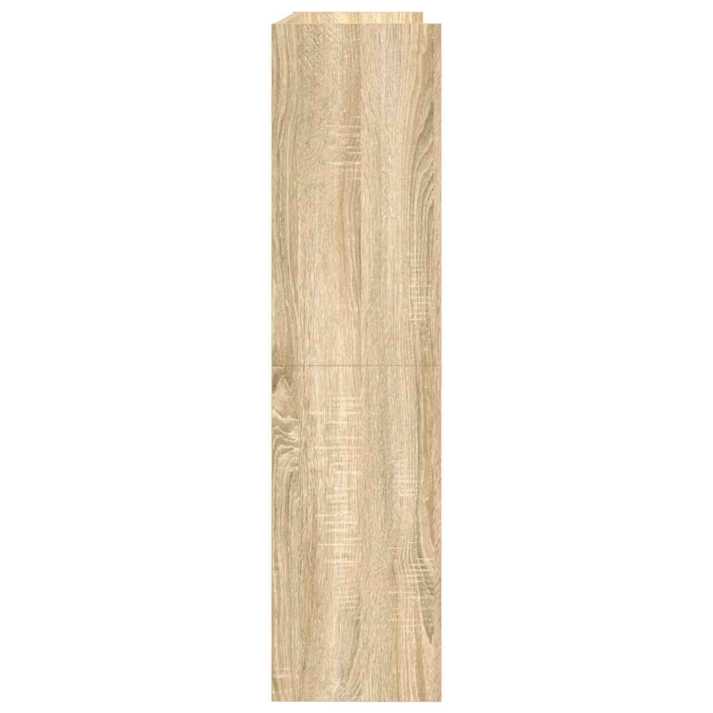 Skohylle sonoma eik 80x25x100 cm konstruert tre