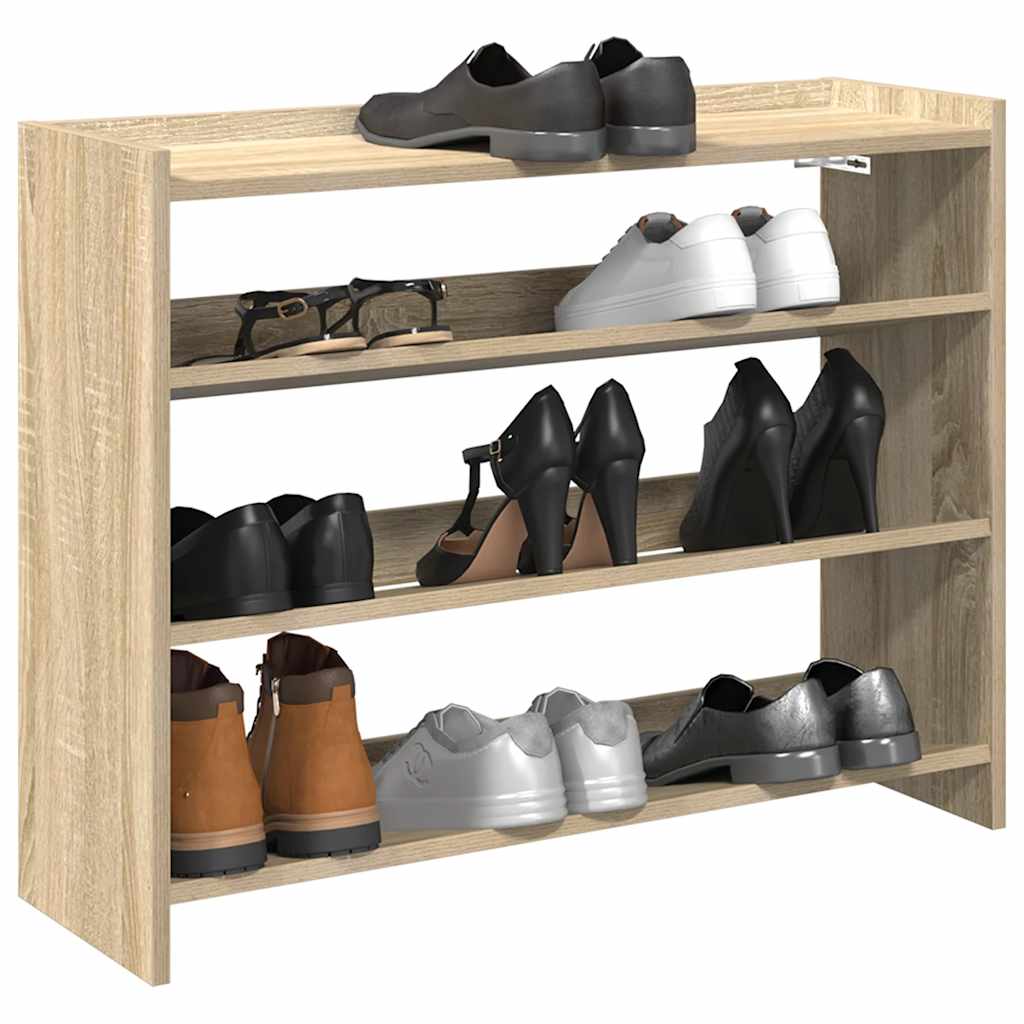 Skohylle sonoma eik 80x25x62 cm konstruert tre