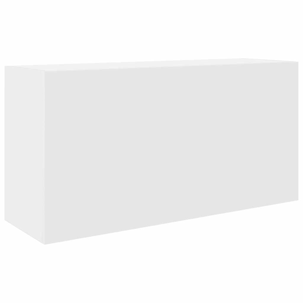 Veggskap til baderom hvit 80x25x40 cm konstruert tre vidaXL
