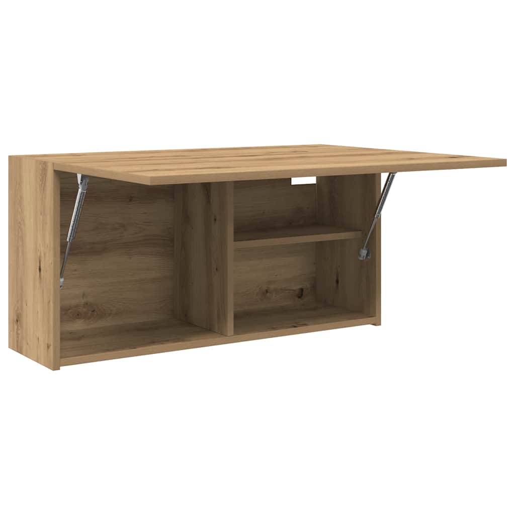 Veggskap til baderom artisan eik 80x25x40 cm konstruert tre