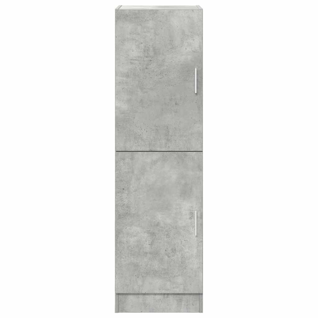 Kjøkkenskap betonggrå 38x41,5x131,5 cm konstruert tre