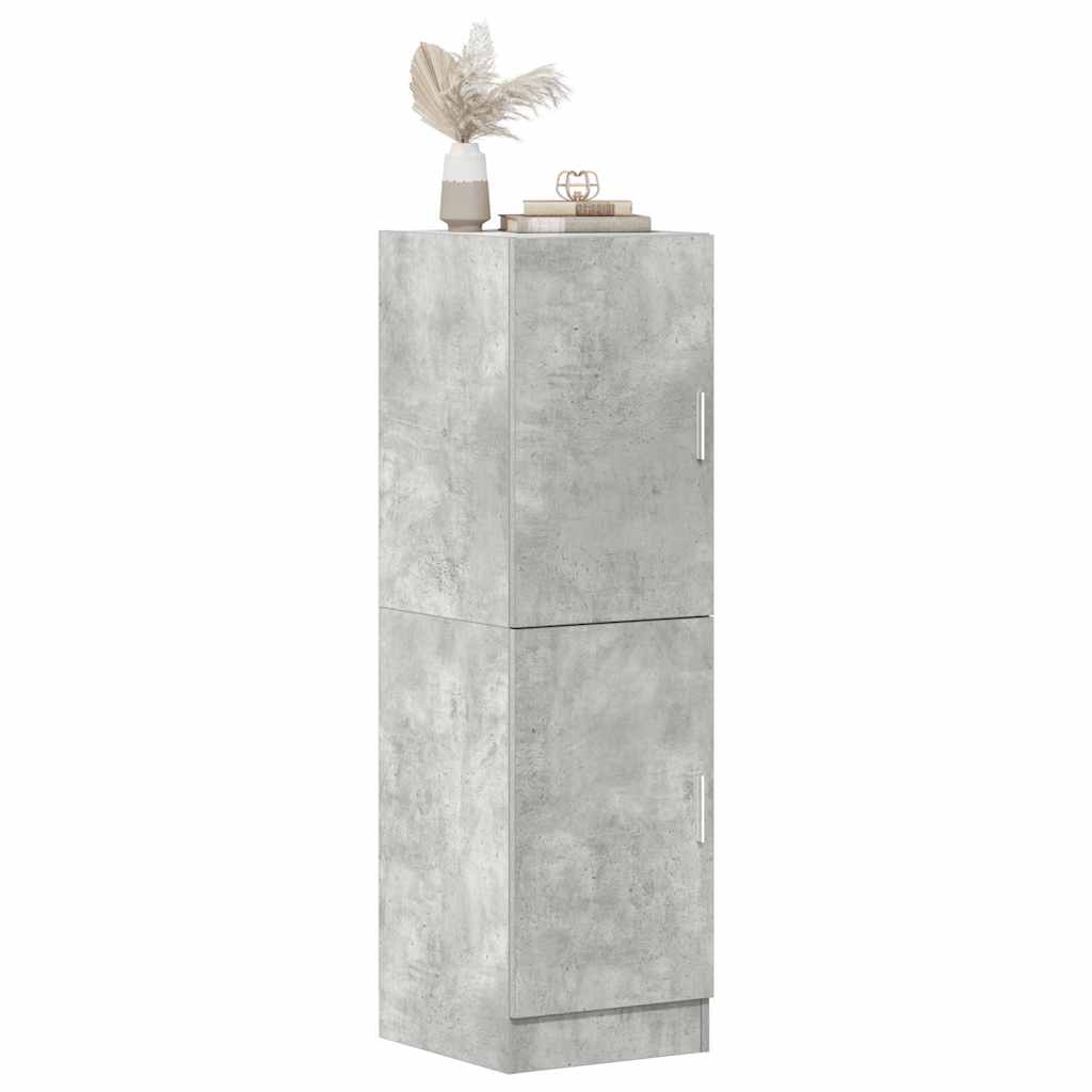 Kjøkkenskap betonggrå 38x41,5x131,5 cm konstruert tre