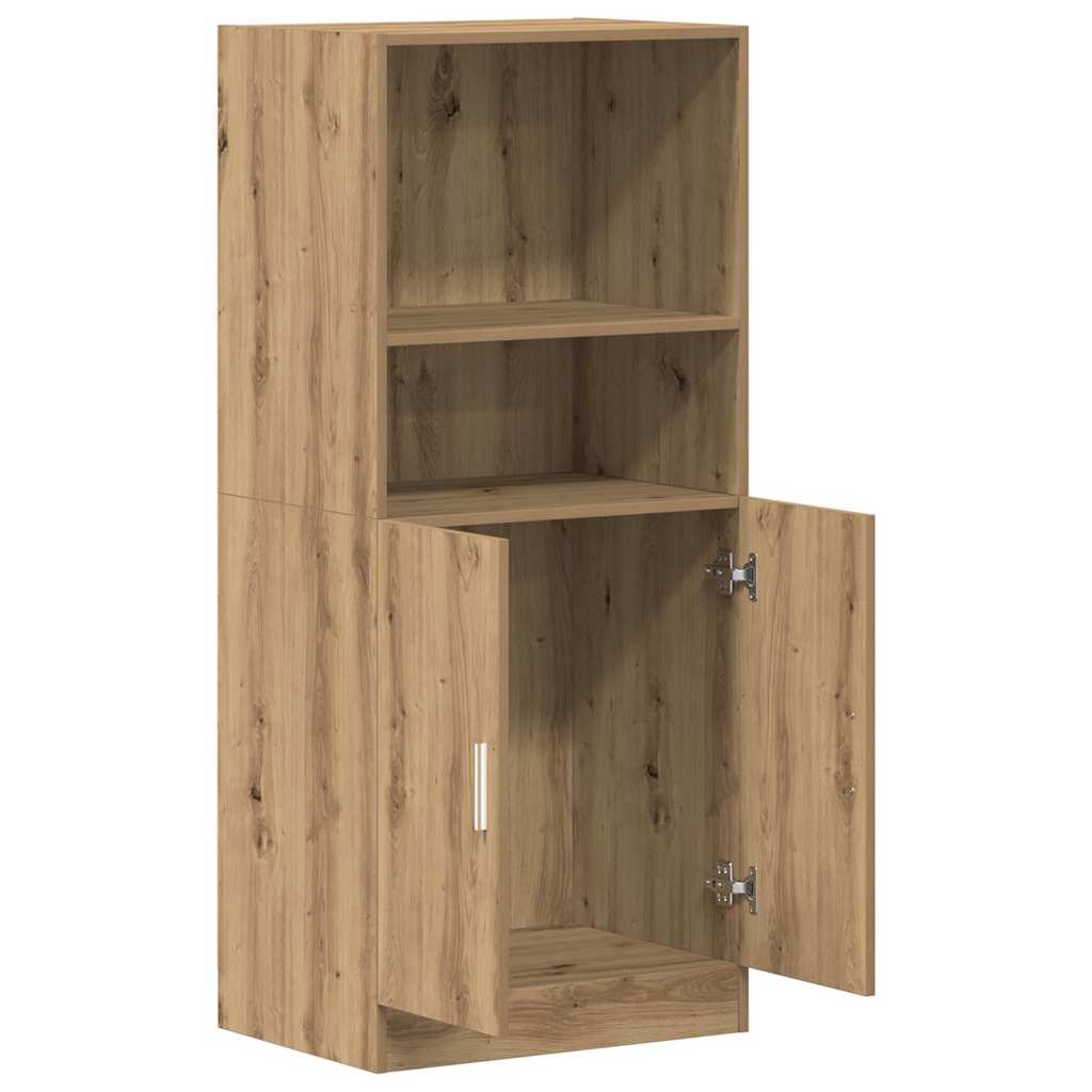 Kjøkkenskap artisan eik 57x41,5x131,5 cm konstruert tre