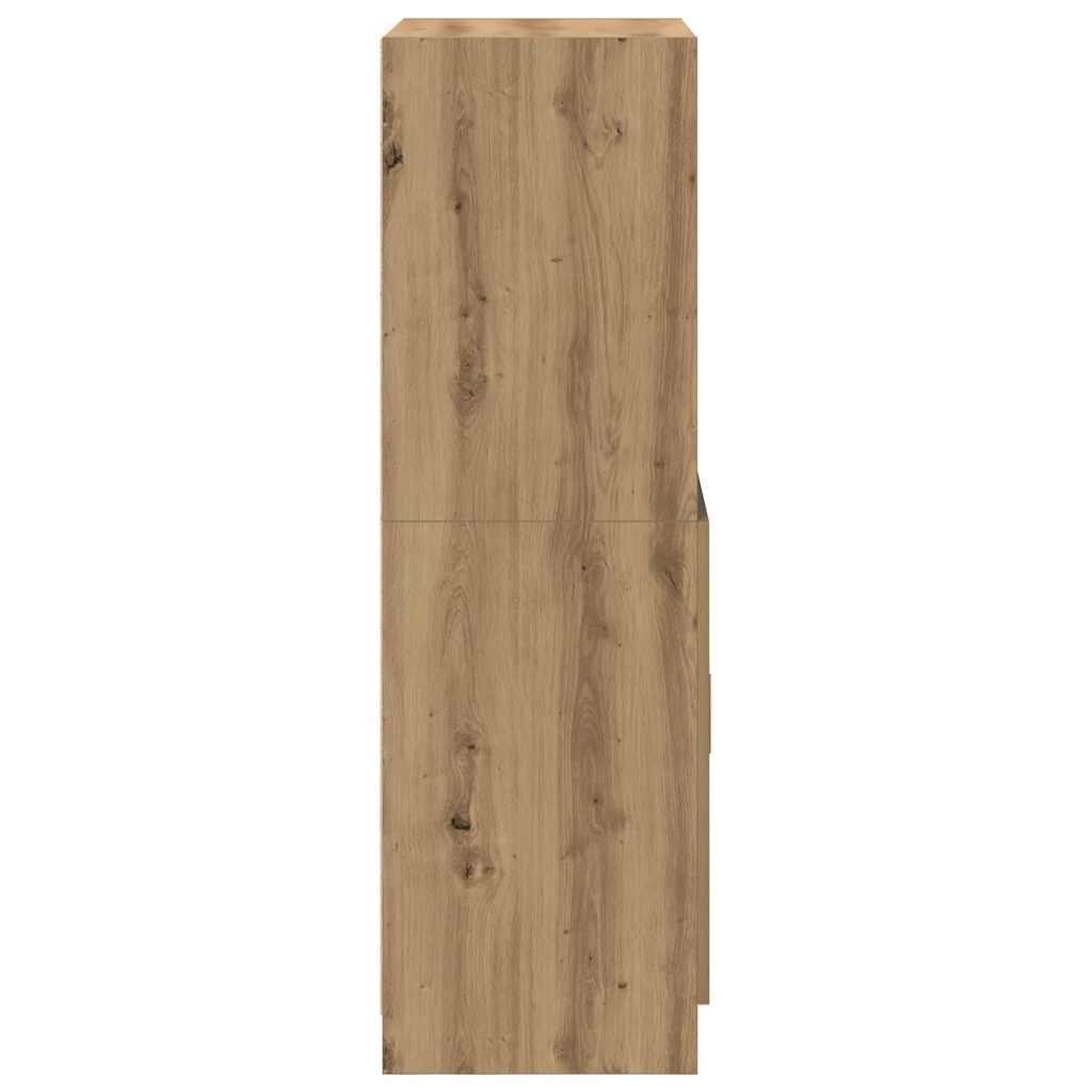 Kjøkkenskap artisan eik 57x41,5x131,5 cm konstruert tre