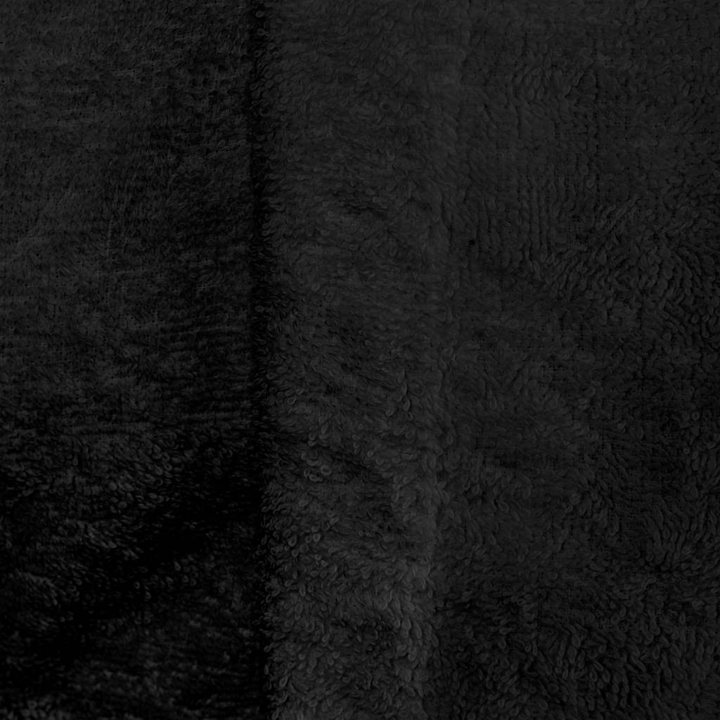 Badekåpe KINN Svart XL Bomull vidaXL