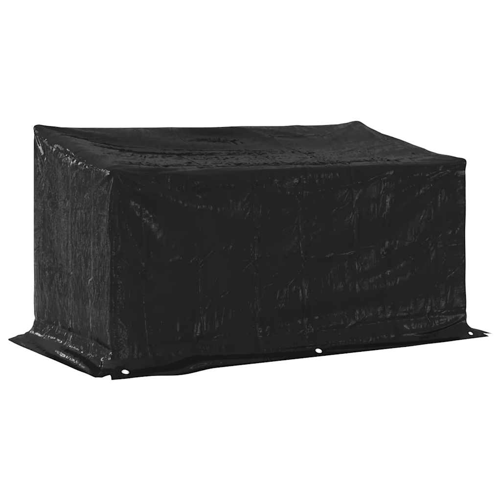 Vedstativ med regntrekk 200,5x100,5x110,5 cm galvanisert stål