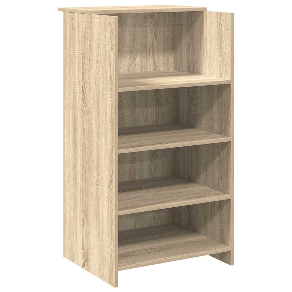 Resepsjonsdisk Sonoma eik 55x50x103,5 cm konstruert tre