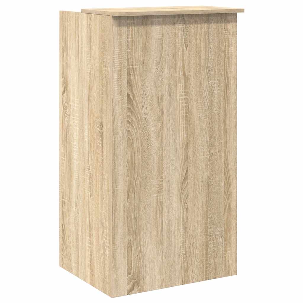 Resepsjonsdisk Sonoma eik 55x50x103,5 cm konstruert tre