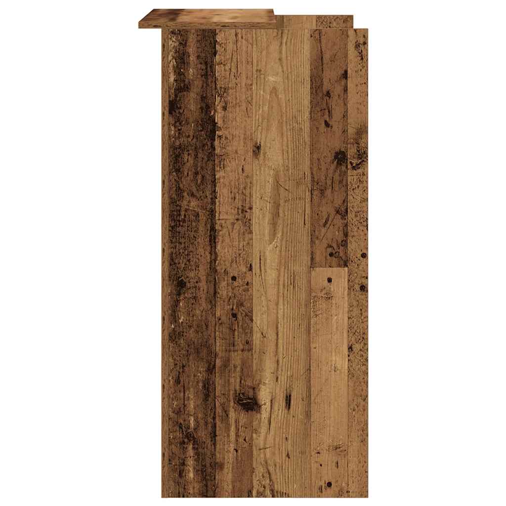 Resepsjonspult gammelt tre 55x50x103,5 cm konstruert tre