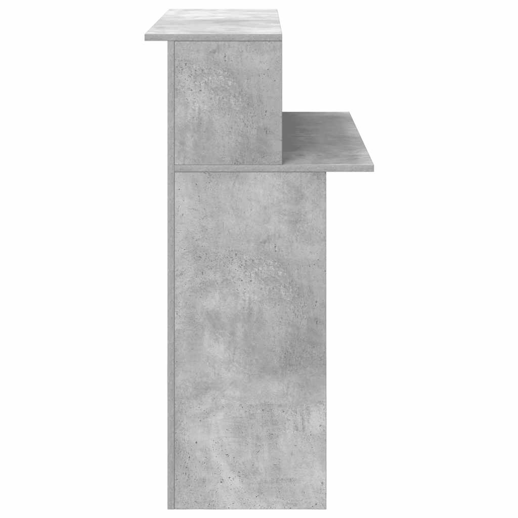 Resepsjonspult betonggrå 100x50x103,5 cm konstruert tre