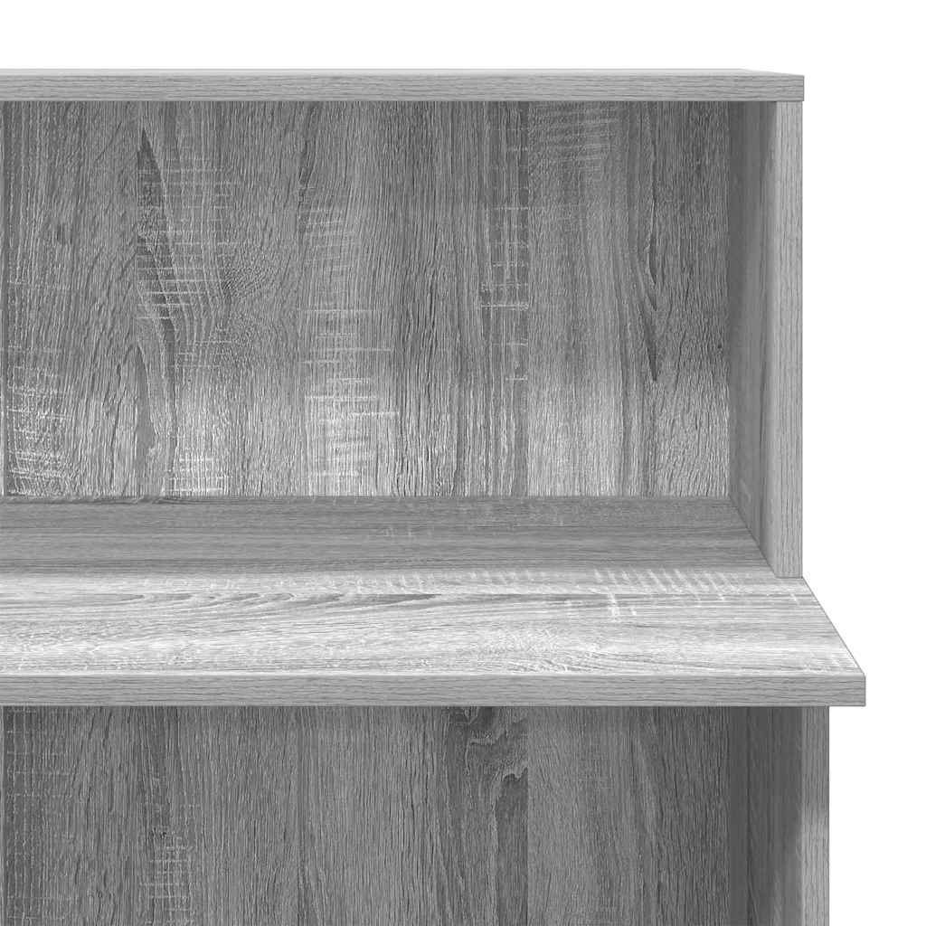 Resepsjonspult grå sonoma 100x50x103,5 cm konstruert tre