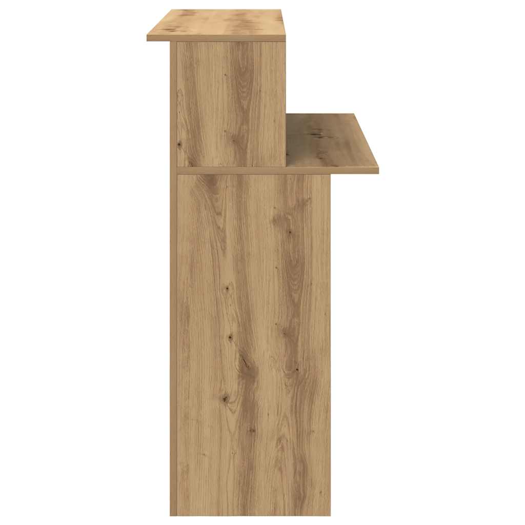 Resepsjonspult artisan eik 100x50x103,5 cm konstruert tre