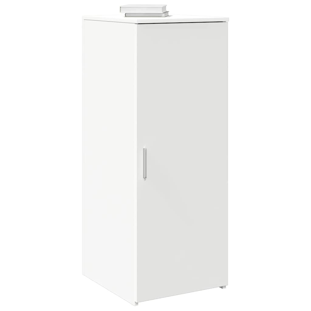Oppbevaringsskap hvit 40x45x103,5 cm konstruert tre
