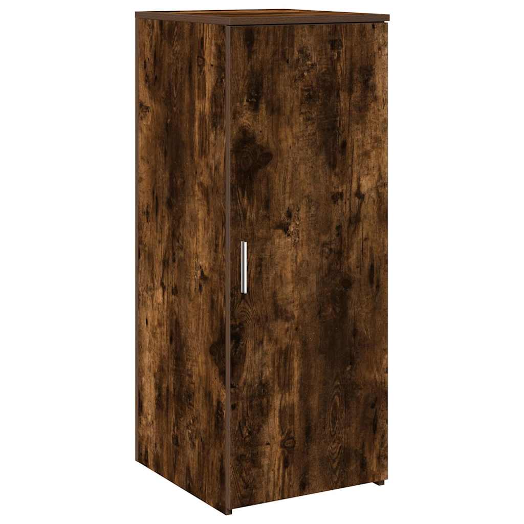Oppbevaringsskap røkt eik 40x45x103,5 cm konstruert tre