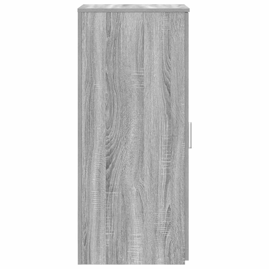 Oppbevaringsskap grå sonoma 40x45x103,5 cm konstruert tre