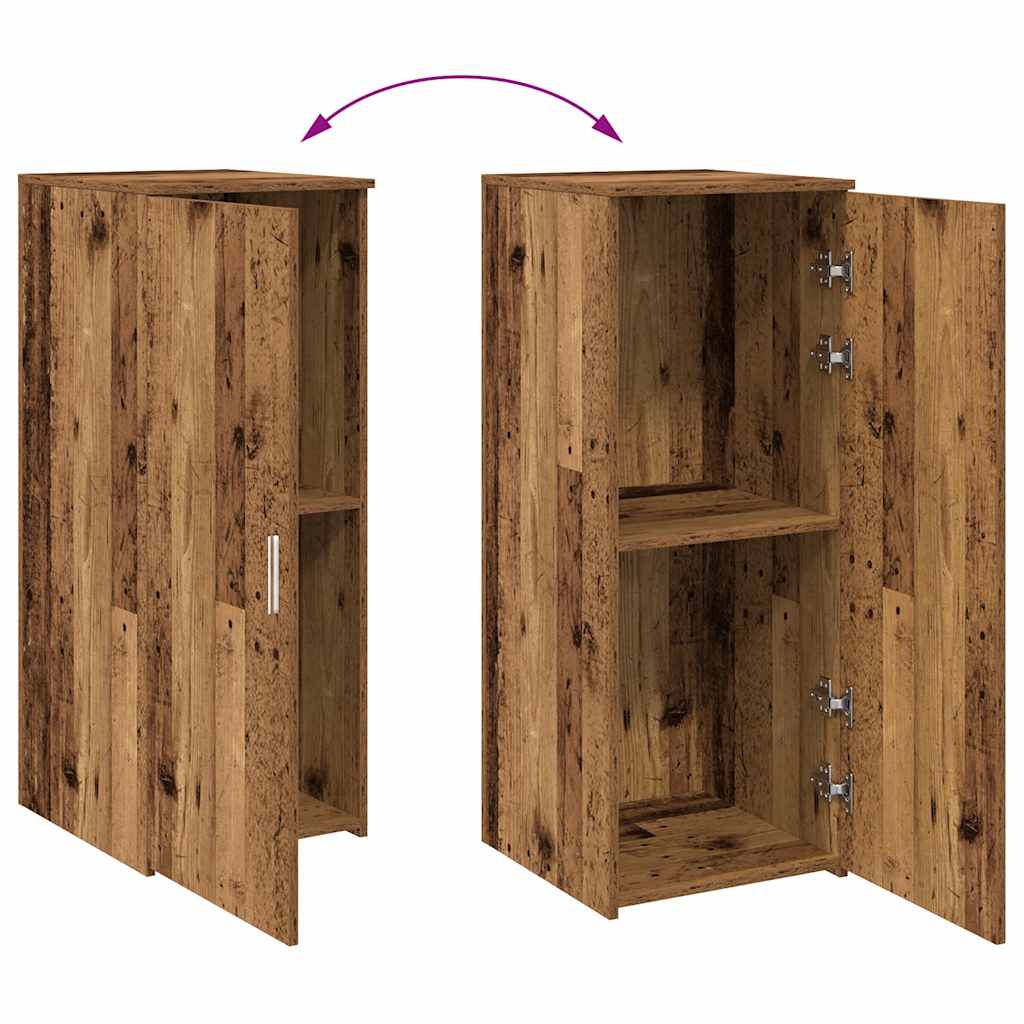 Oppbevaringsskap gammelt tre 40x45x103,5 cm konstruert tre