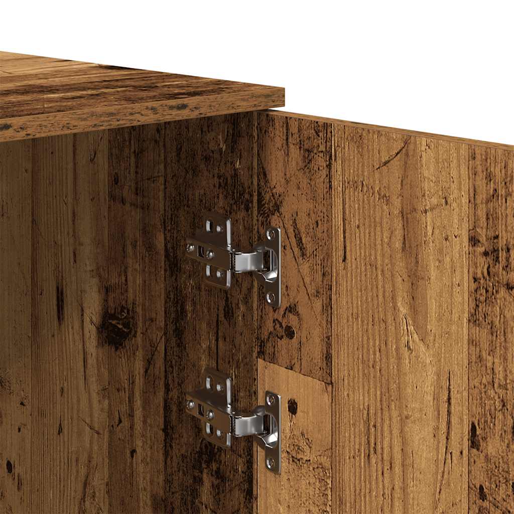 Oppbevaringsskap gammelt tre 40x45x103,5 cm konstruert tre