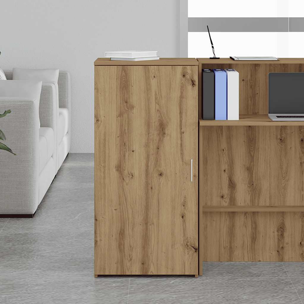 Oppbevaringsskap artisan eik 50x45x103,5 cm konstruert tre