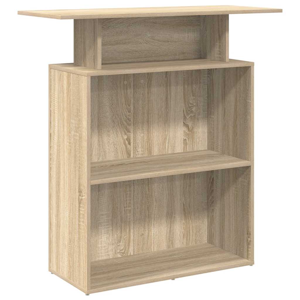 Resepsjonsdisk Sonoma eik 100x40x104 cm konstruert tre