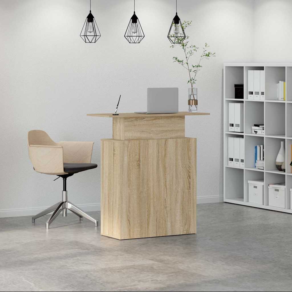Resepsjonsdisk Sonoma eik 100x40x104 cm konstruert tre
