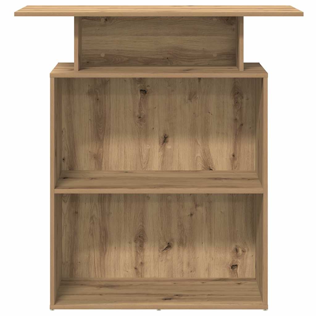 Resepsjonspult artisan eik 100x40x104 cm konstruert tre