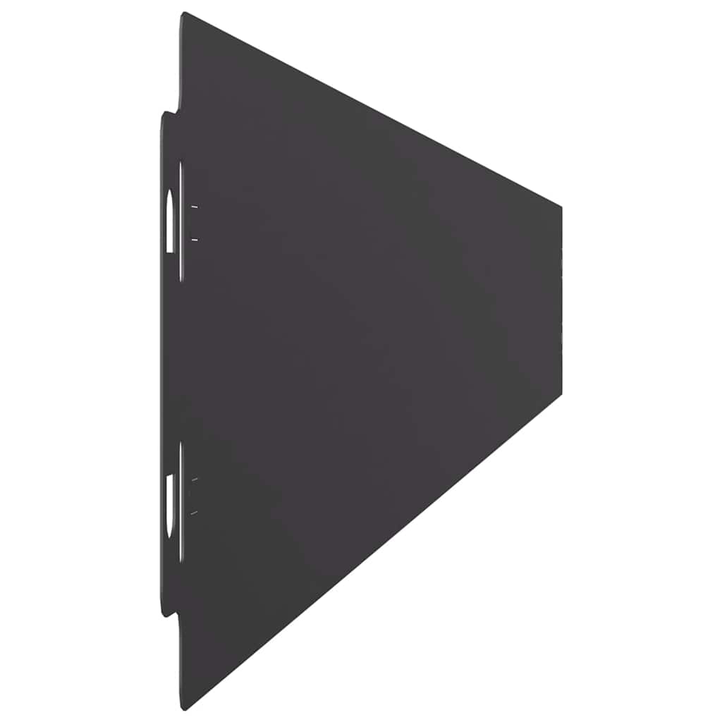 Plenkanter 10 stk svart 10x103 cm kaldvalset stål