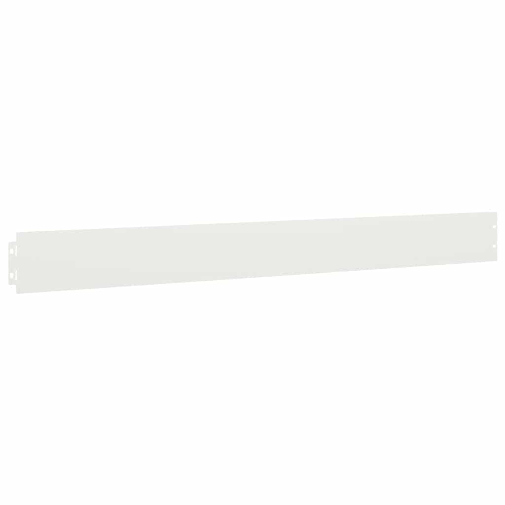 Plenkanter 10 stk hvit 10x103 cm kaldvalset stål