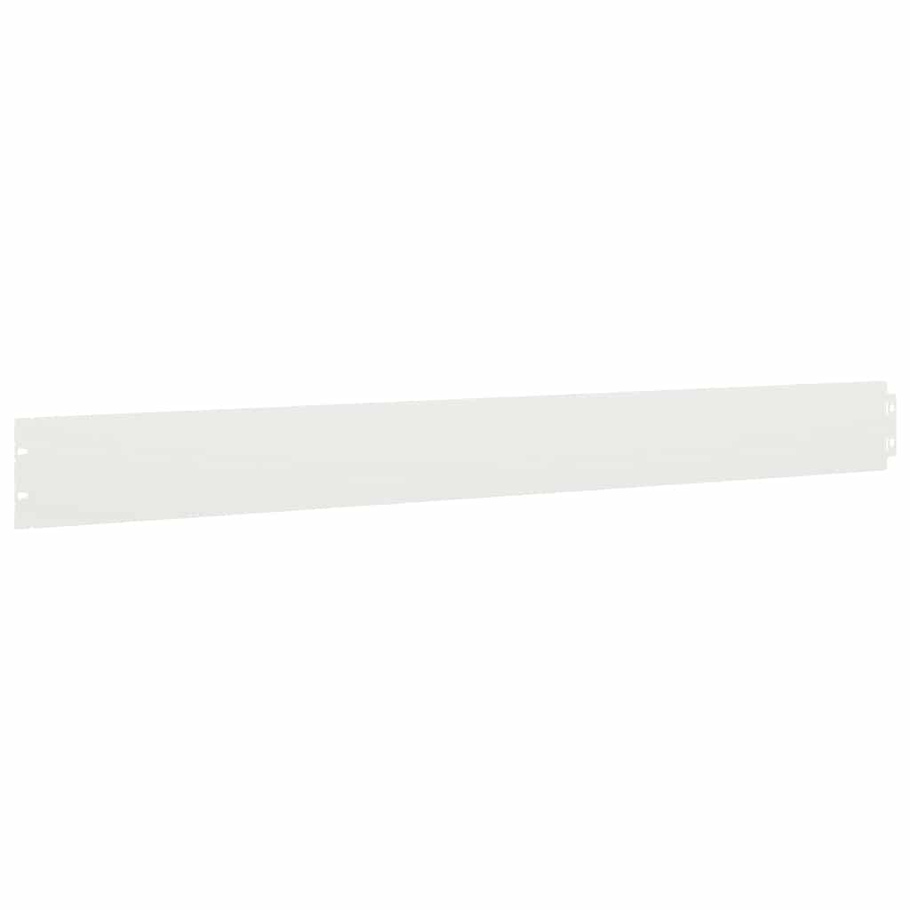 Plenkanter 50 stk hvit 10x103 cm kaldvalset stål