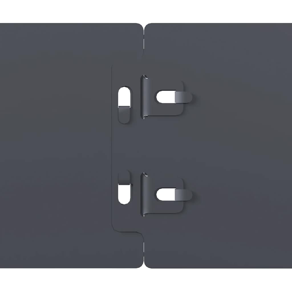 Plenkanter 50 stk antrasitt 10x103 cm kaldvalset stål