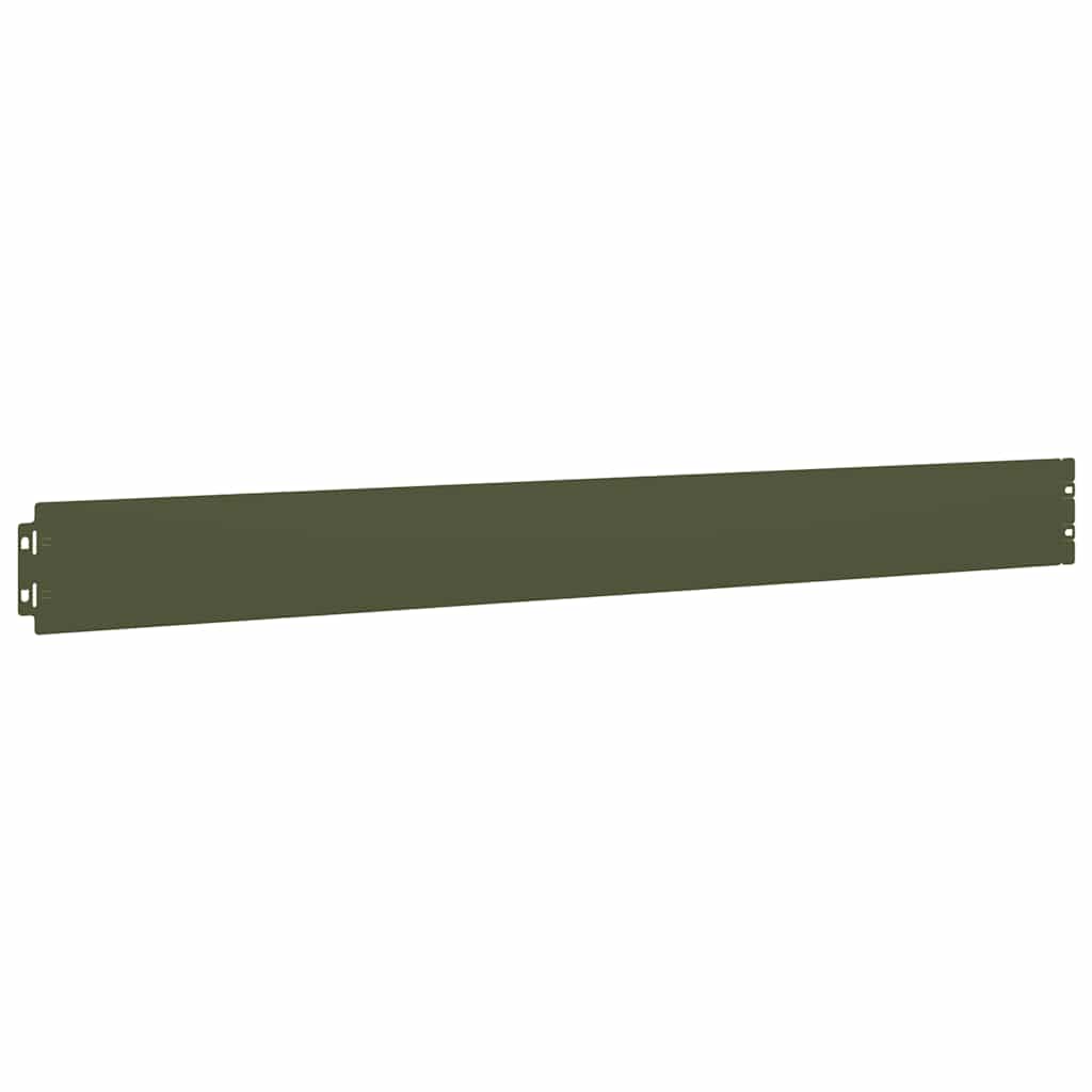 Plenkanter 50 stk olivengrønn 10x103 cm kaldvalset stål