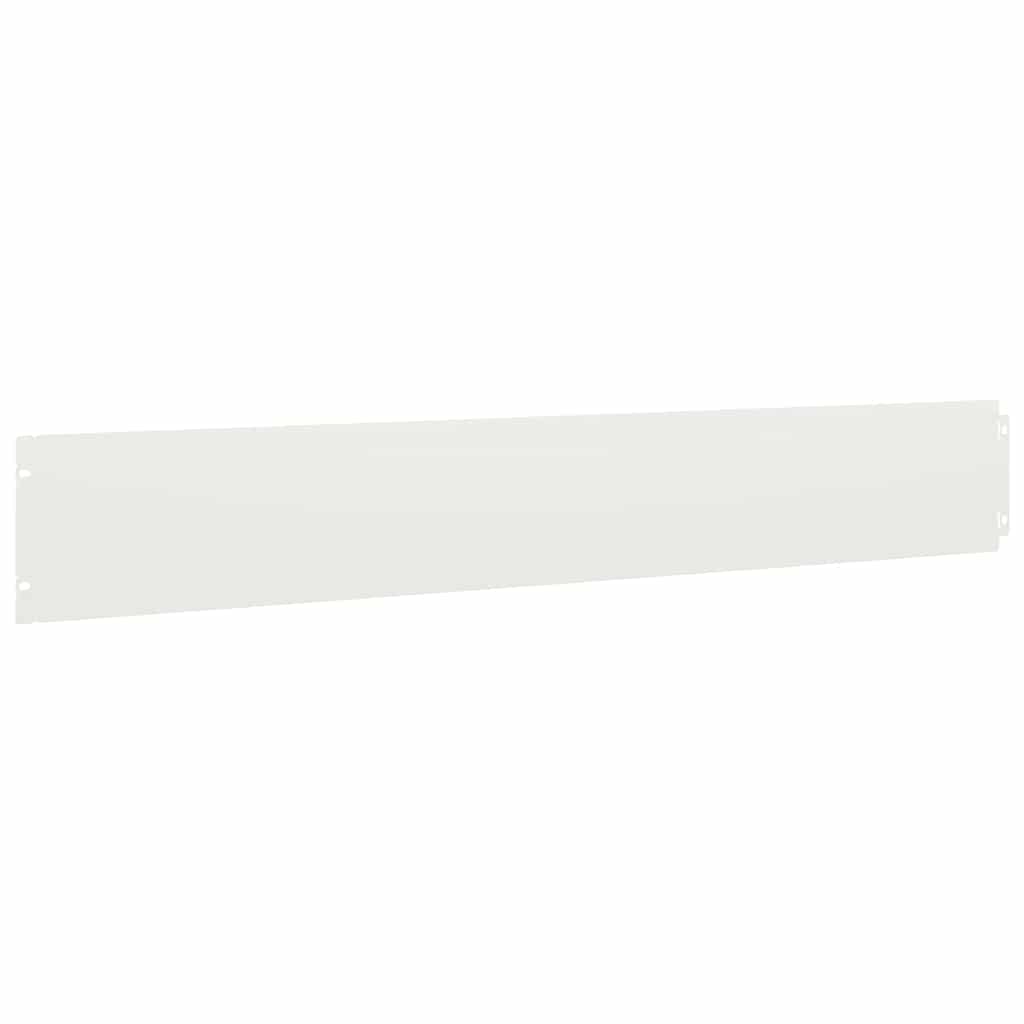 Plenkanter 10 stk hvit 15x103 cm kaldvalset stål