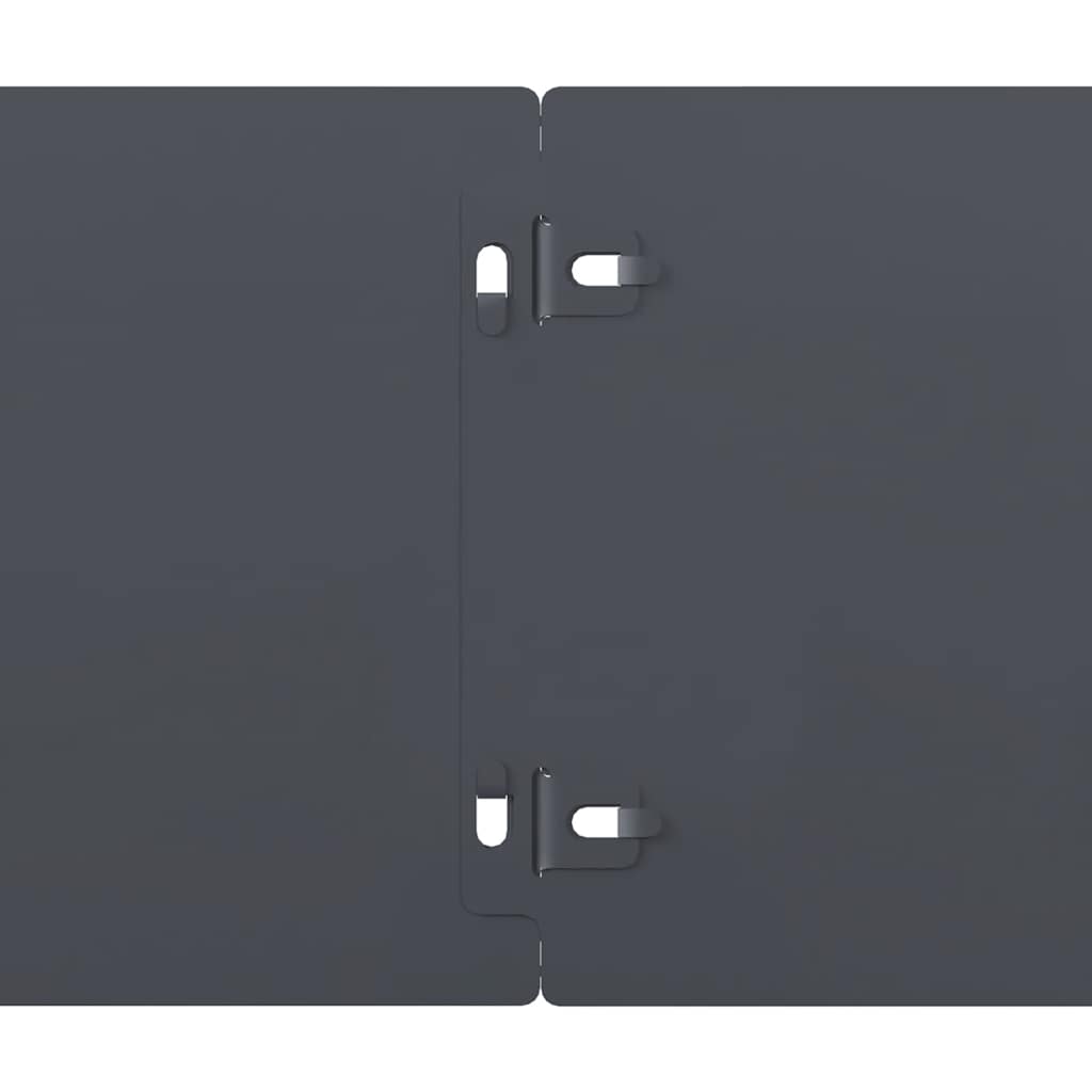Plenkanter 10 stk antrasitt 15x103 cm kaldvalset stål