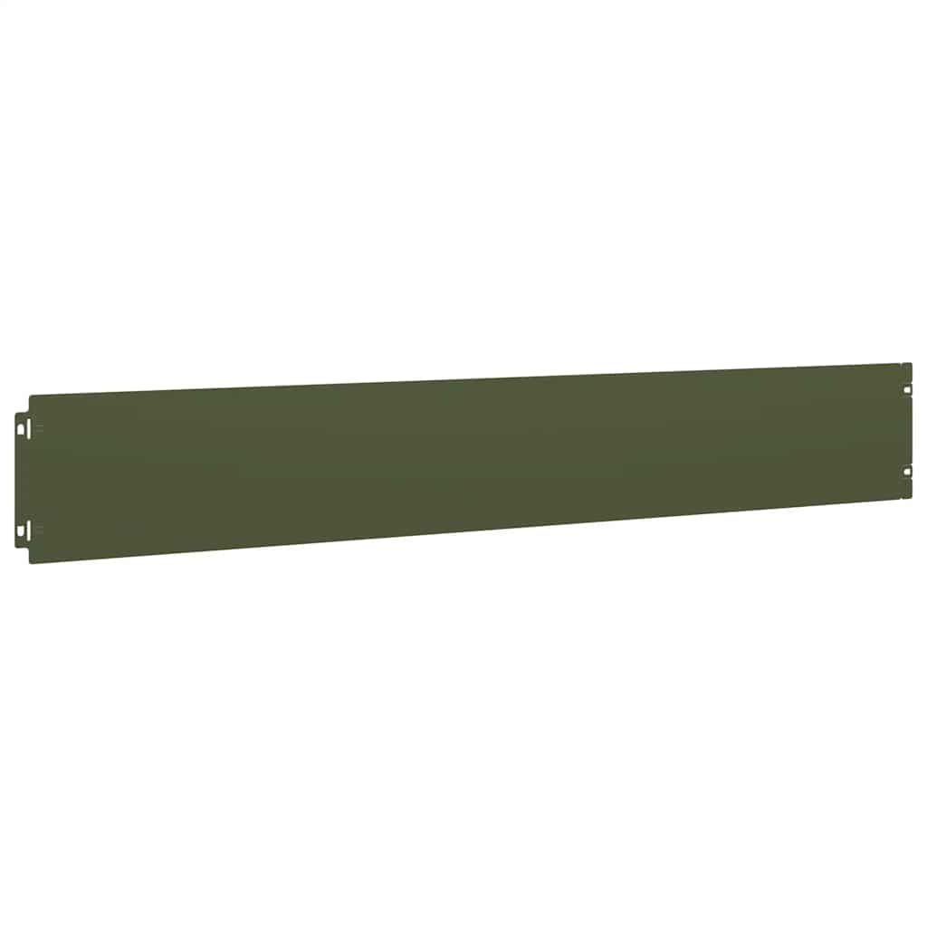 Plenkanter 10 stk olivengrønn 15x103 cm kaldvalset stål
