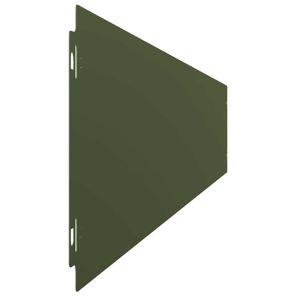 Plenkanter 10 stk olivengrønn 15x103 cm kaldvalset stål