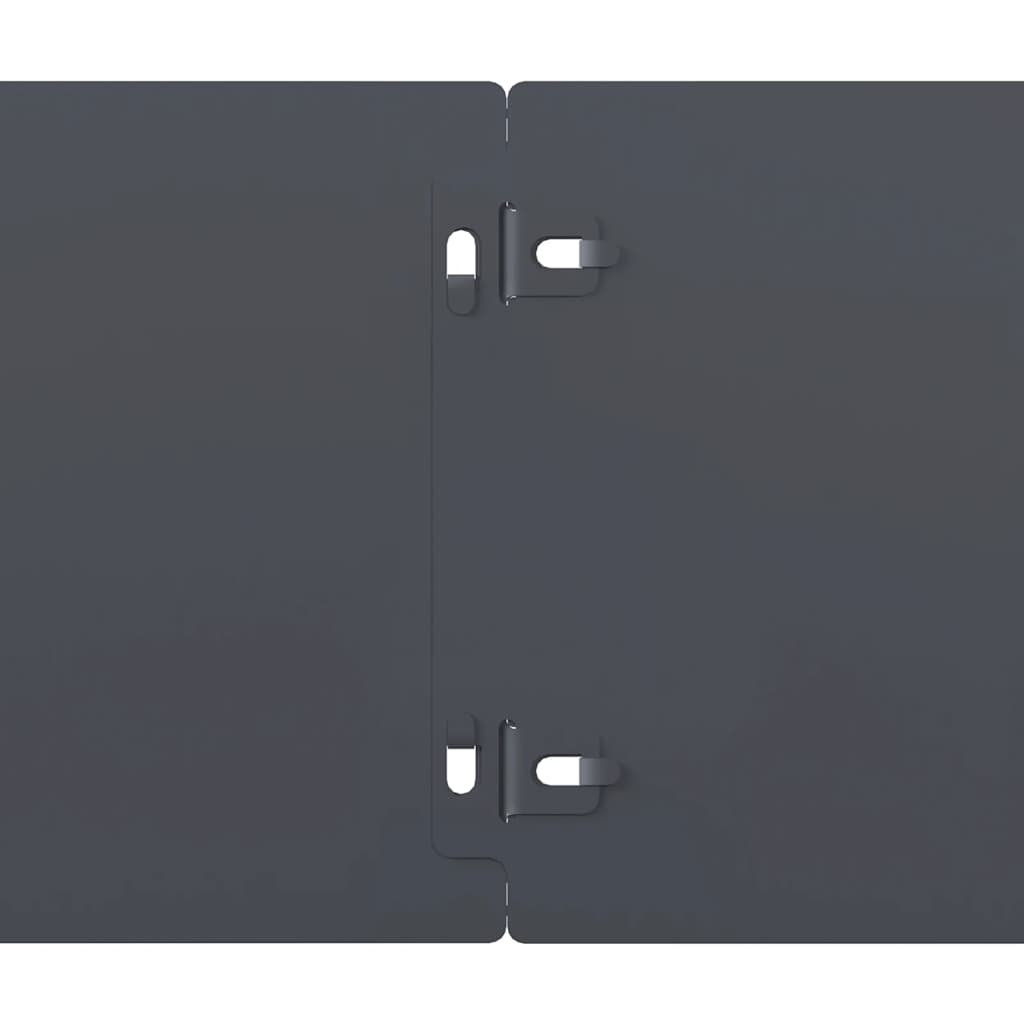 Plenkanter 50 stk antrasitt 15x103 cm kaldvalset stål