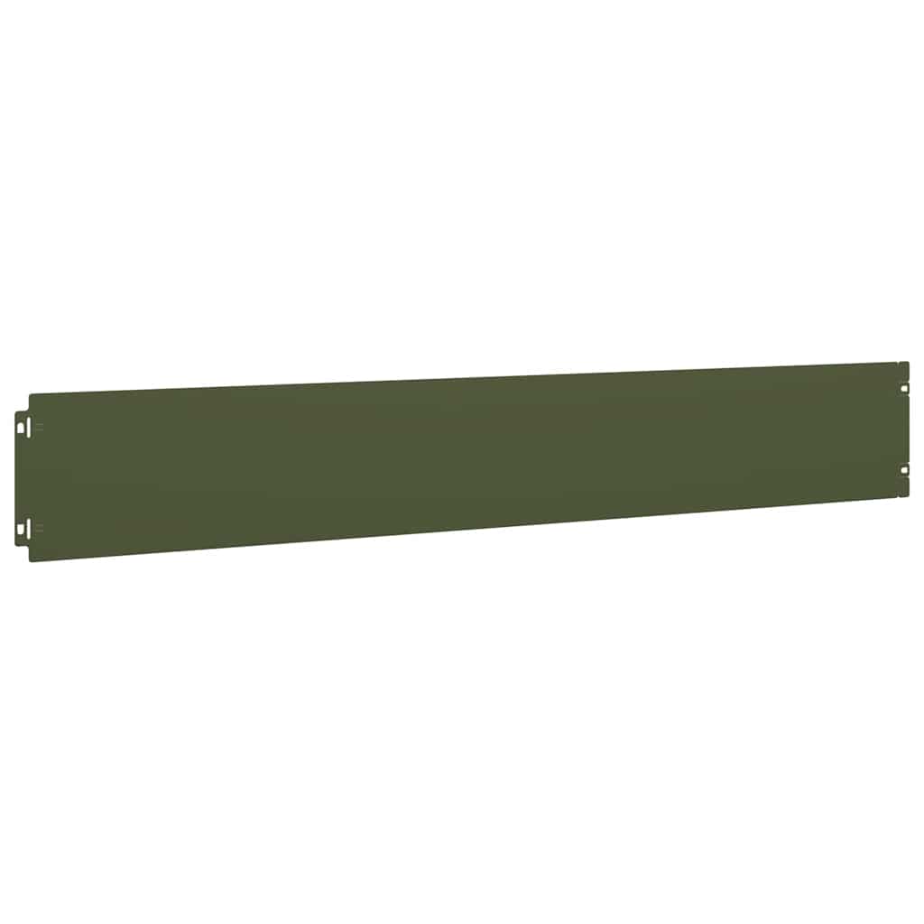 Plenkanter 50 stk olivengrønn 15x103 cm kaldvalset stål
