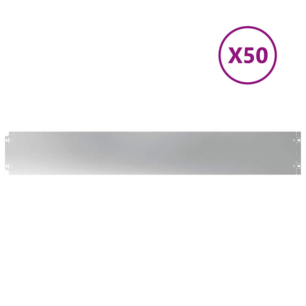 Plenkanter 50 stk 15x103 cm galvanisert stål