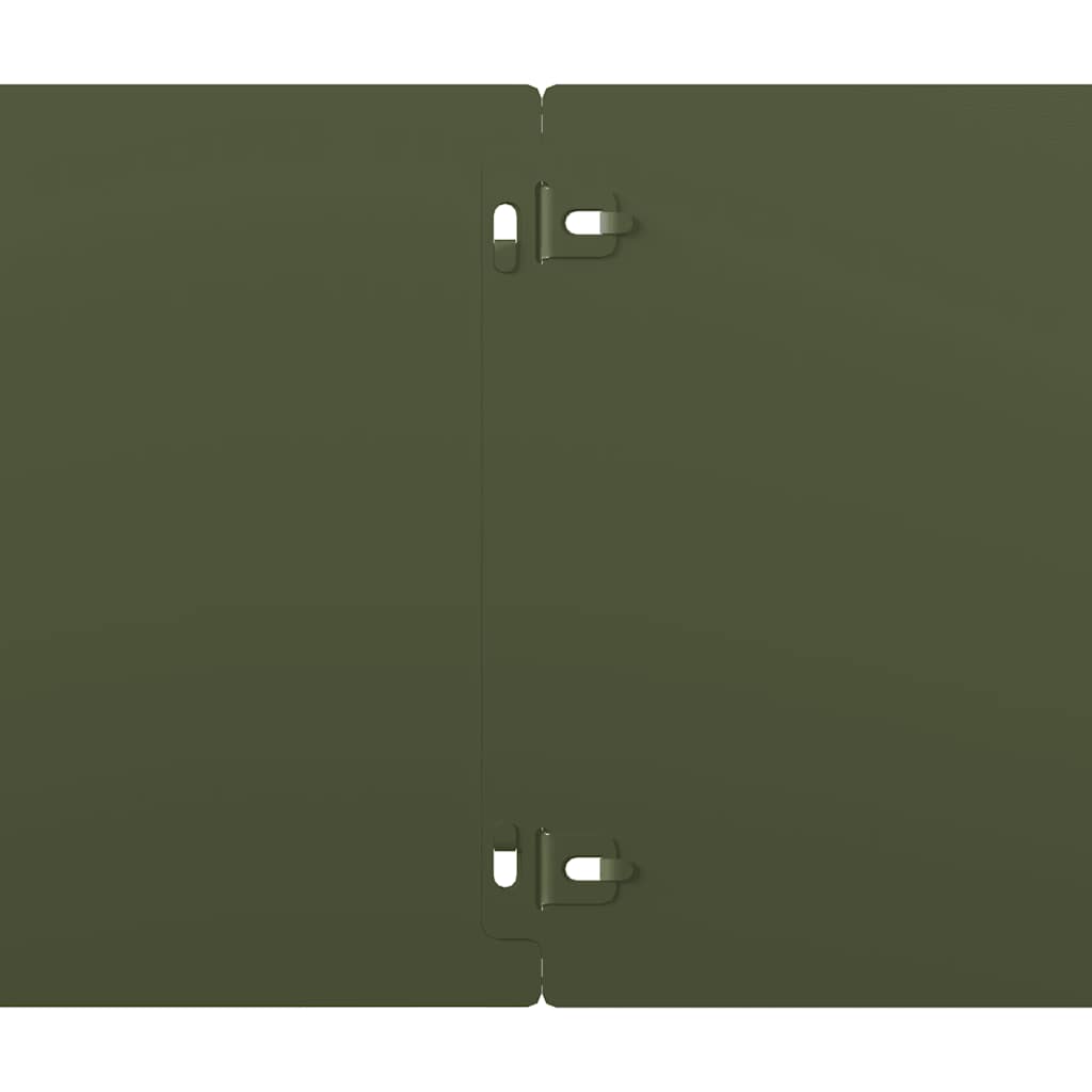 Plenkanter 10 stk olivengrønn 20x103 cm kaldvalset stål