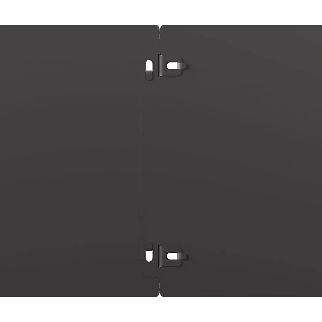 Plenkanter 30 stk svart 20x103 cm kaldvalset stål