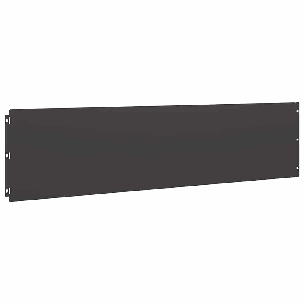 Gjerdekant 10 stk. 25 x 103 cm Kaldvalsestål Svart
