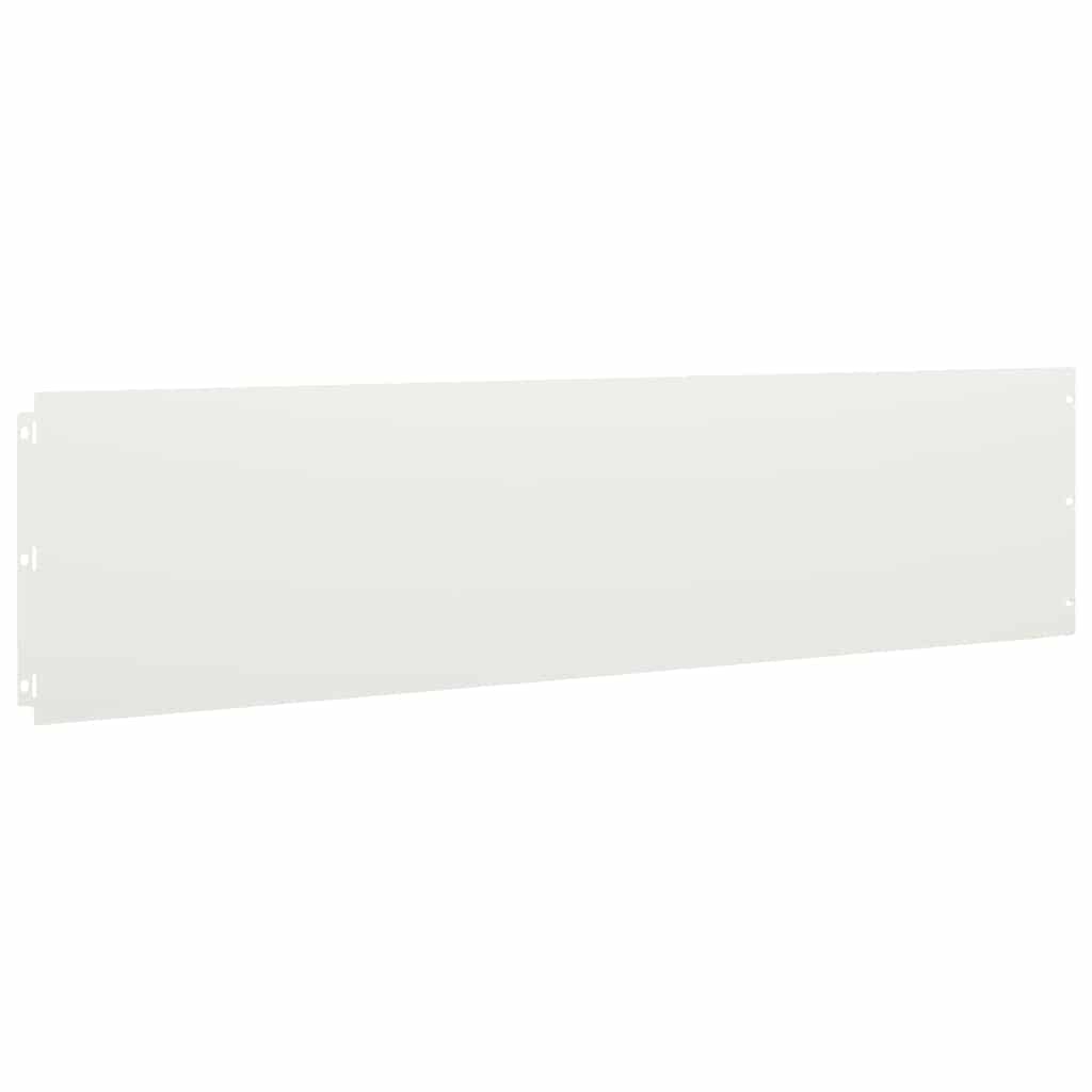 Plenkanter 10 stk hvit 25x103 cm kaldvalset stål